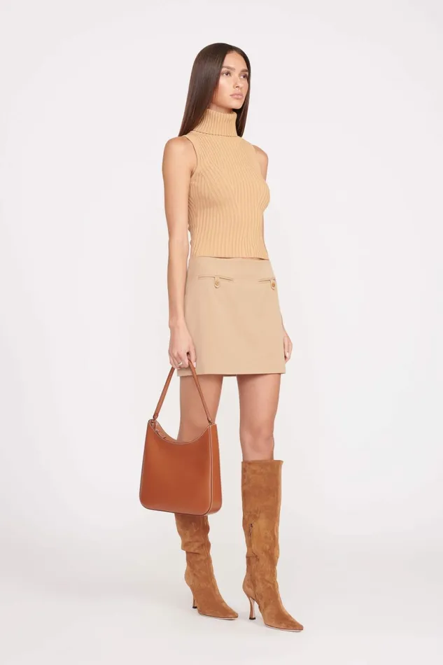 STAUD ALEC BAG Tan Women Shoulder STAUD ALEC BAG Tan Women Shoulder