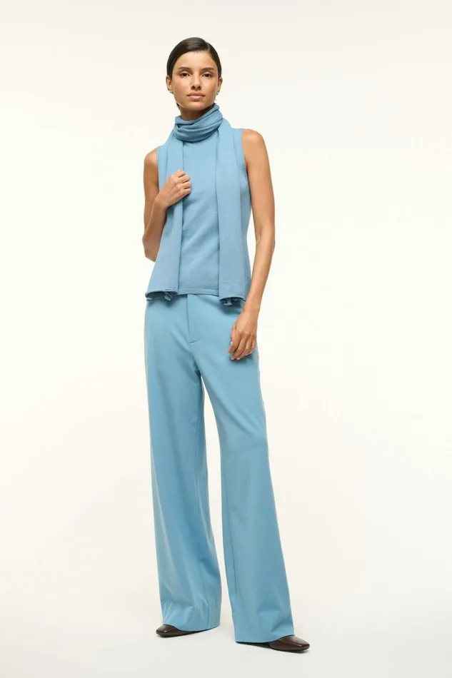 STAUD CANAL TOP Slate Blue Women Tops