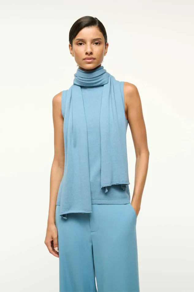 STAUD CANAL TOP Slate Blue Women Tops STAUD CANAL TOP Slate Blue Women Tops