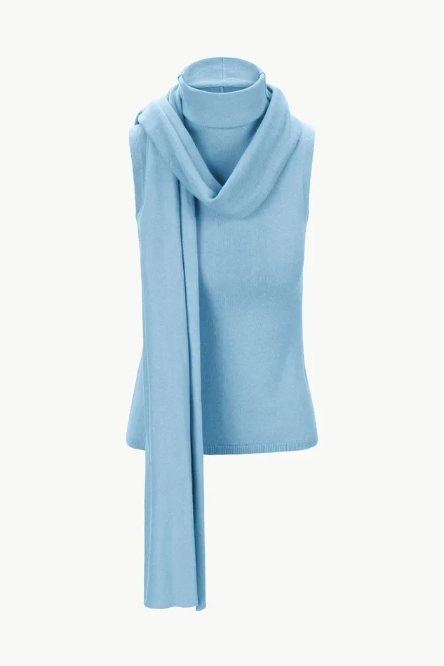STAUD CANAL TOP Slate Blue Women Tops STAUD CANAL TOP Slate Blue Women Tops
