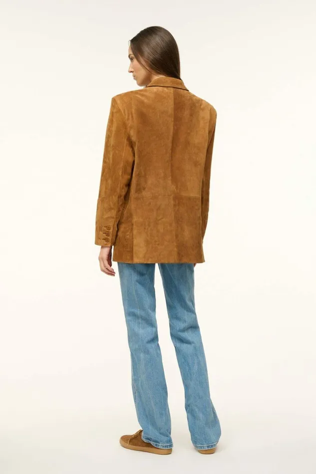 STAUD CORRINE JACKET Tan Women Outerwear and Jackets STAUD CORRINE JACKET Tan Women Outerwear and Jackets