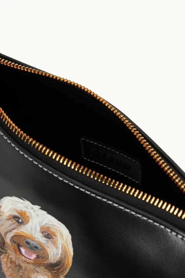 STAUD CUSTOM SHIRLEY POUCH Black Women Custom Handbags