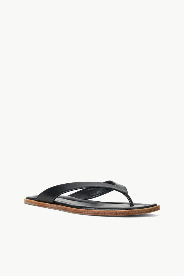 STAUD DANTE THONG SLIDE Black Women Swim STAUD DANTE THONG SLIDE Black Women Swim