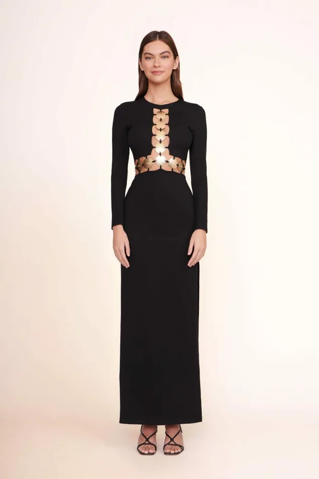 STAUD DELPHINE DRESS Black Women Dresses