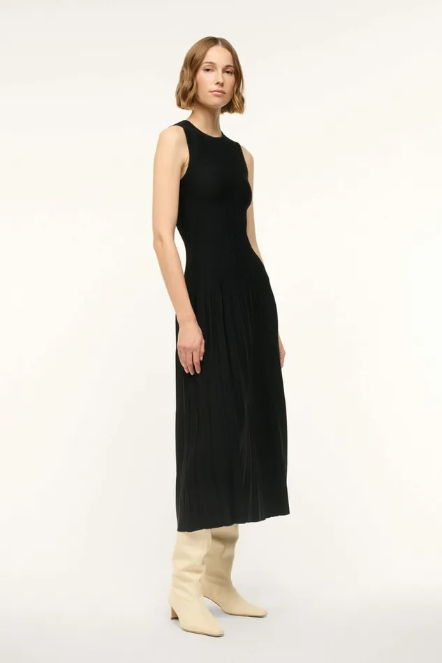 STAUD ELYSE DRESS Black Women Dresses