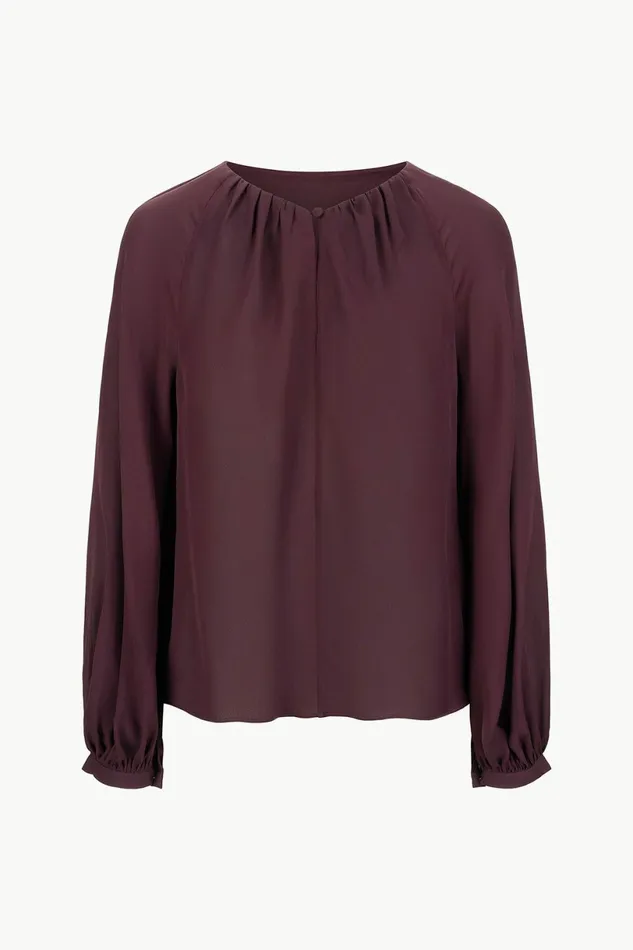 STAUD FABIAN TOP Merlot Women Silk STAUD FABIAN TOP Merlot Women Silk