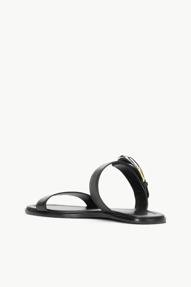 STAUD HARLOW FLAT SANDAL Black Women Swim STAUD HARLOW FLAT SANDAL Black Women Swim