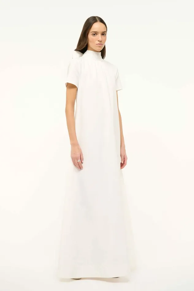 STAUD ILANA DRESS White Women Dresses STAUD ILANA DRESS White Women Dresses