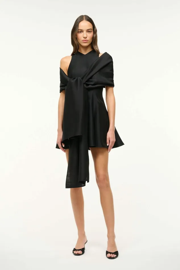 STAUD JONI SHAWL Black Women Silk STAUD JONI SHAWL Black Women Silk