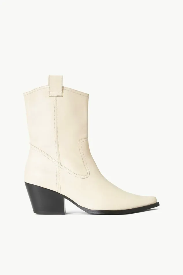 STAUD JUNE BOOT Cream Women Boots