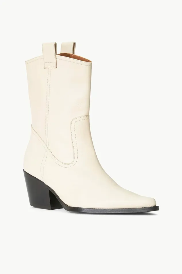 STAUD JUNE BOOT Cream Women Boots