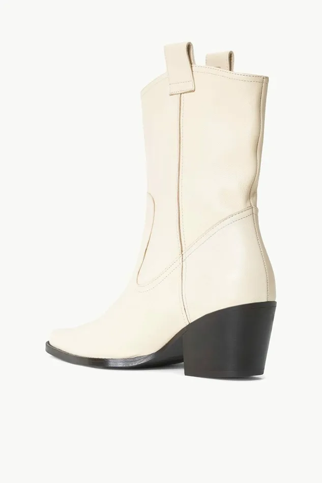 STAUD JUNE BOOT Cream Women Boots