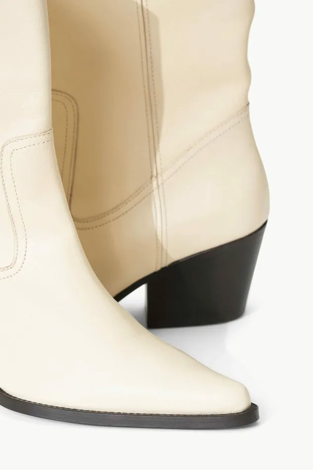 STAUD JUNE BOOT Cream Women Boots