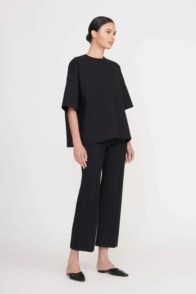 STAUD KNACK PANT Black Women Pants and Shorts STAUD KNACK PANT Black Women Pants and Shorts