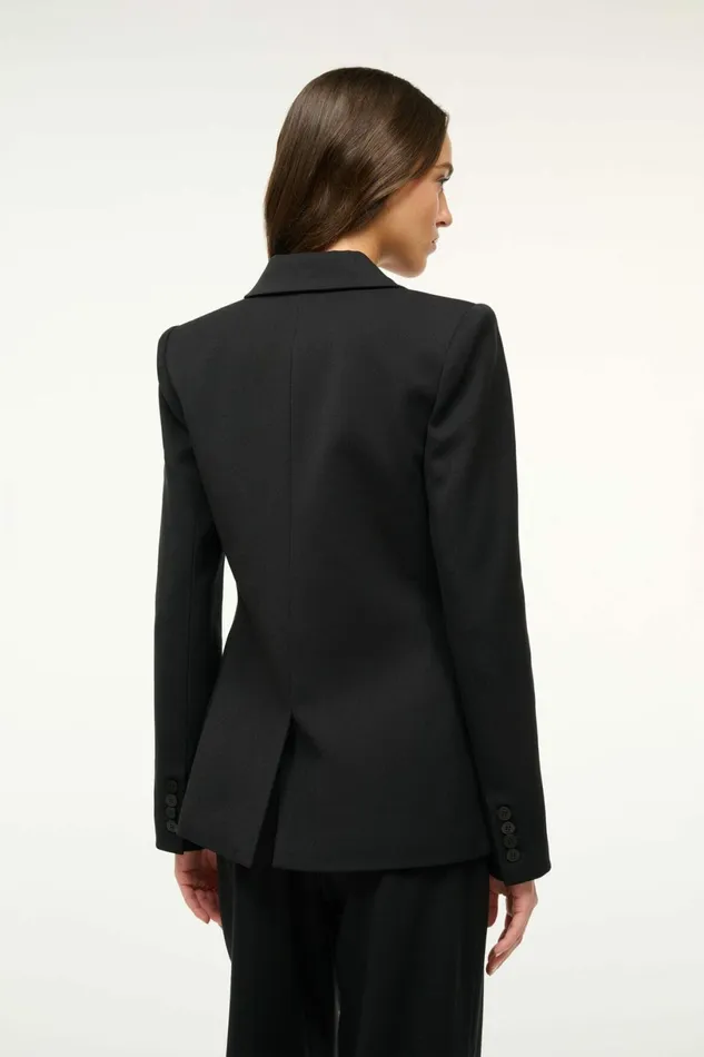 STAUD LEXINGTON BLAZER Black Women Outerwear and Jackets STAUD LEXINGTON BLAZER Black Women Outerwear and Jackets