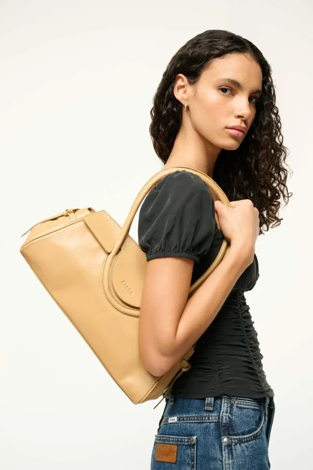 STAUD MAUDE SHOULDER BAG Camel Women Shoulder STAUD MAUDE SHOULDER BAG Camel Women Shoulder