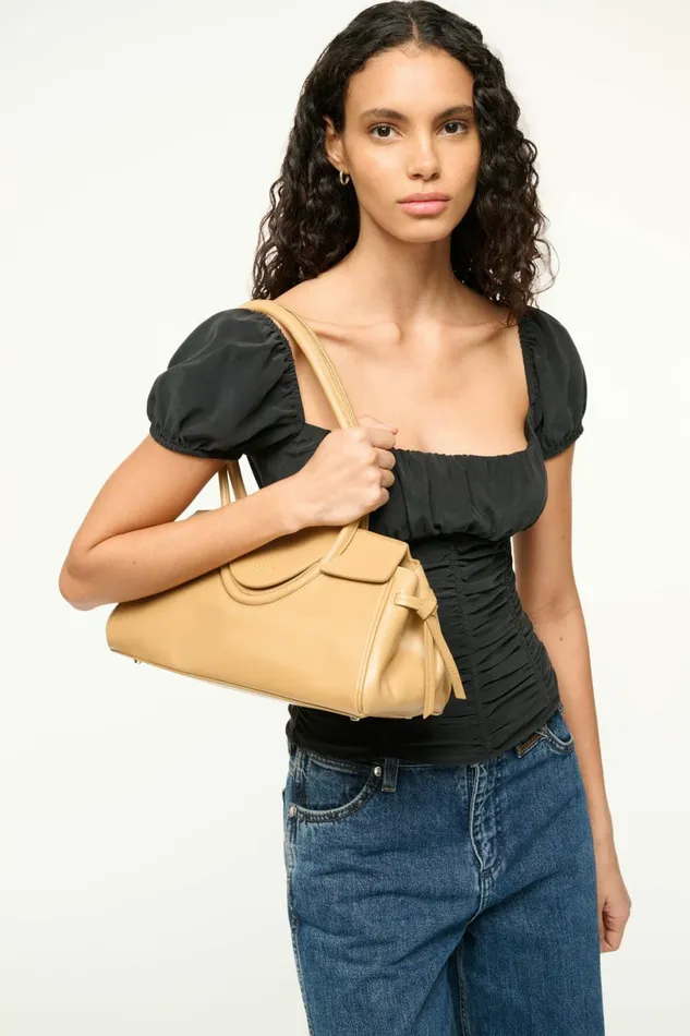 STAUD MAUDE SHOULDER BAG Camel Women Shoulder STAUD MAUDE SHOULDER BAG Camel Women Shoulder