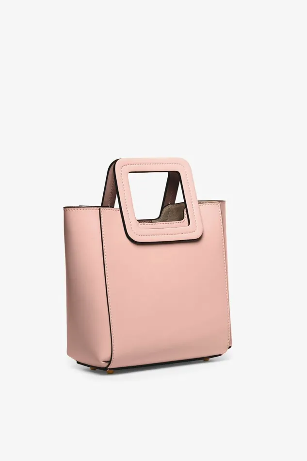 STAUD MINI SHIRLEY LEATHER BAG Dark Blush Women Crossbody STAUD MINI SHIRLEY LEATHER BAG Dark Blush Women Crossbody