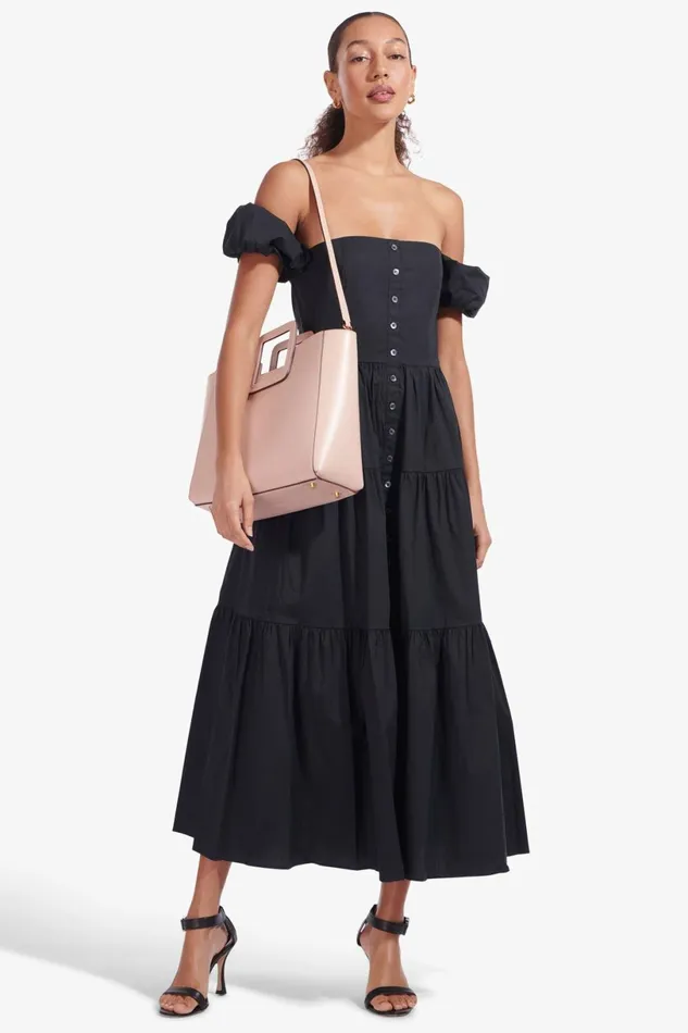 STAUD SHIRLEY LEATHER BAG Blush Women Totes