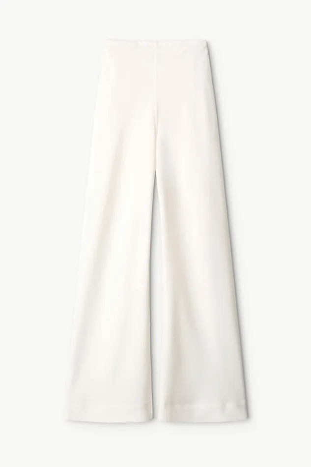 STAUD STROLL PANT Ivory Women Pants and Shorts STAUD STROLL PANT Ivory Women Pants and Shorts