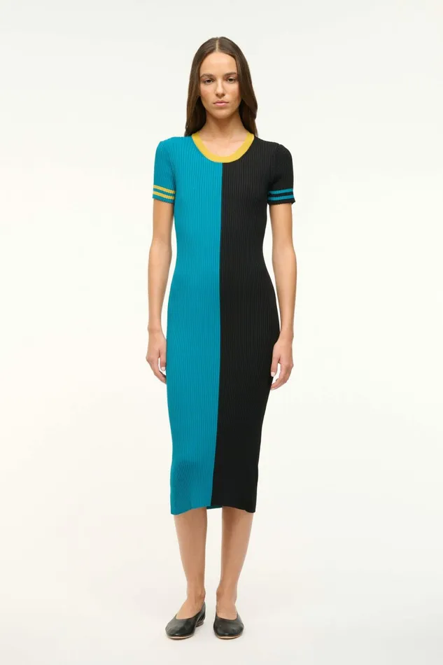 STAUD THE NFL COLLEEN DRESS Jaguars Women Dresses