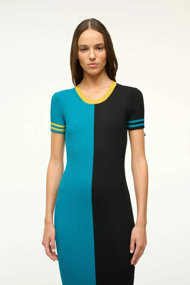 STAUD THE NFL COLLEEN DRESS Jaguars Women Dresses