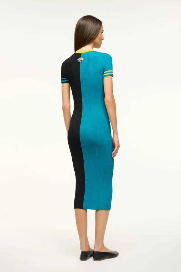 STAUD THE NFL COLLEEN DRESS Jaguars Women Dresses