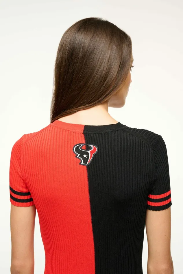 STAUD THE NFL COLLEEN DRESS Texans Women Dresses STAUD THE NFL COLLEEN DRESS Texans Women Dresses