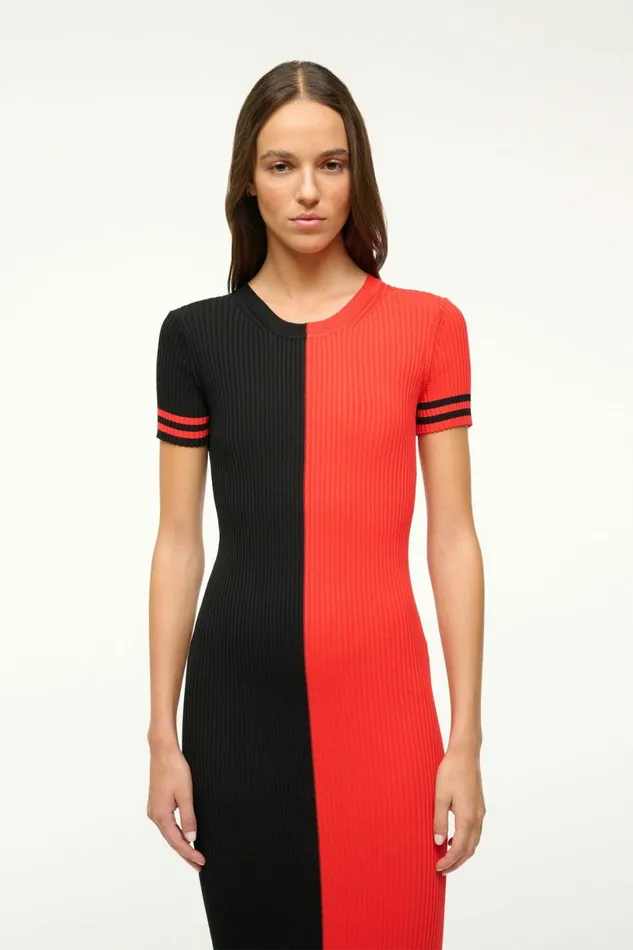 STAUD THE NFL COLLEEN DRESS Texans Women Dresses STAUD THE NFL COLLEEN DRESS Texans Women Dresses