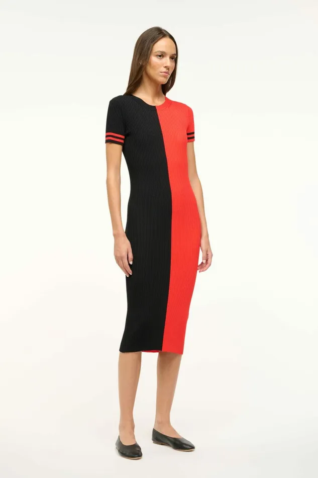 STAUD THE NFL COLLEEN DRESS Texans Women Dresses STAUD THE NFL COLLEEN DRESS Texans Women Dresses