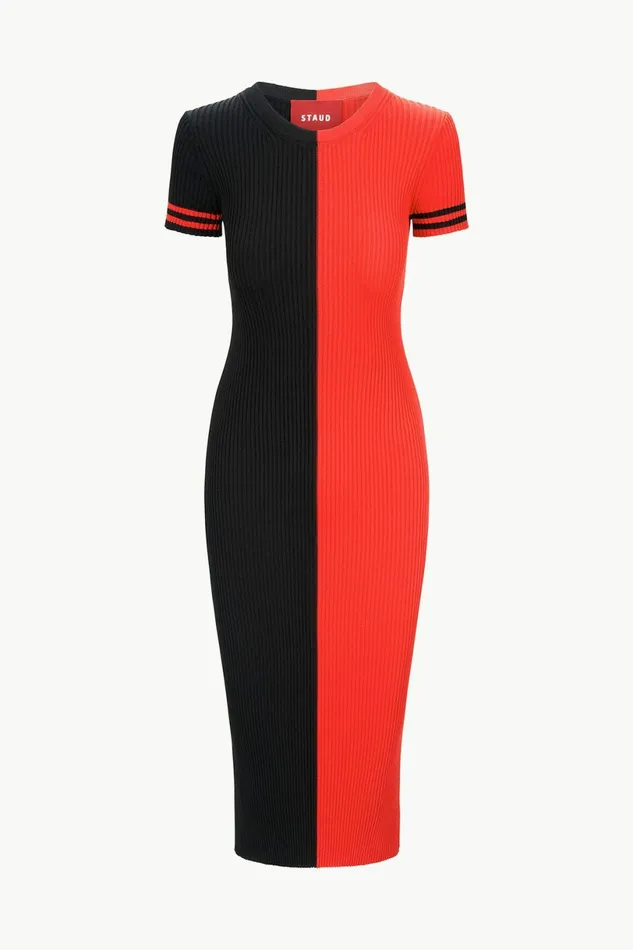 STAUD THE NFL COLLEEN DRESS Texans Women Dresses STAUD THE NFL COLLEEN DRESS Texans Women Dresses