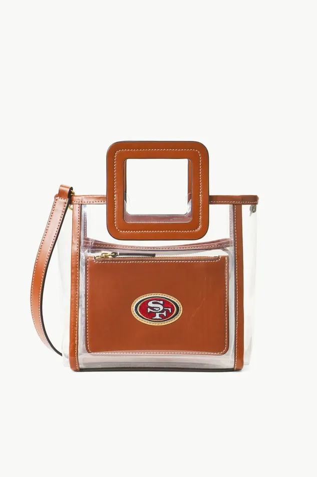 STAUD THE NFL MINI SHIRLEY BAG San Francisco 49ers Women Crossbody