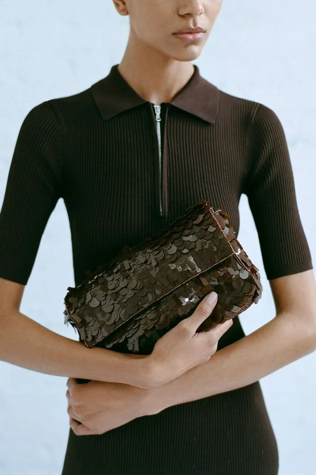 STAUD TIMMY SHOULDER BAG Cacao Women Shoulder STAUD TIMMY SHOULDER BAG Cacao Women Shoulder