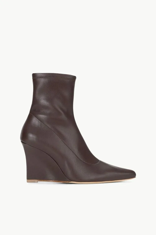 STAUD VESPER ANKLE WEDGE BOOT Espresso Women Boots