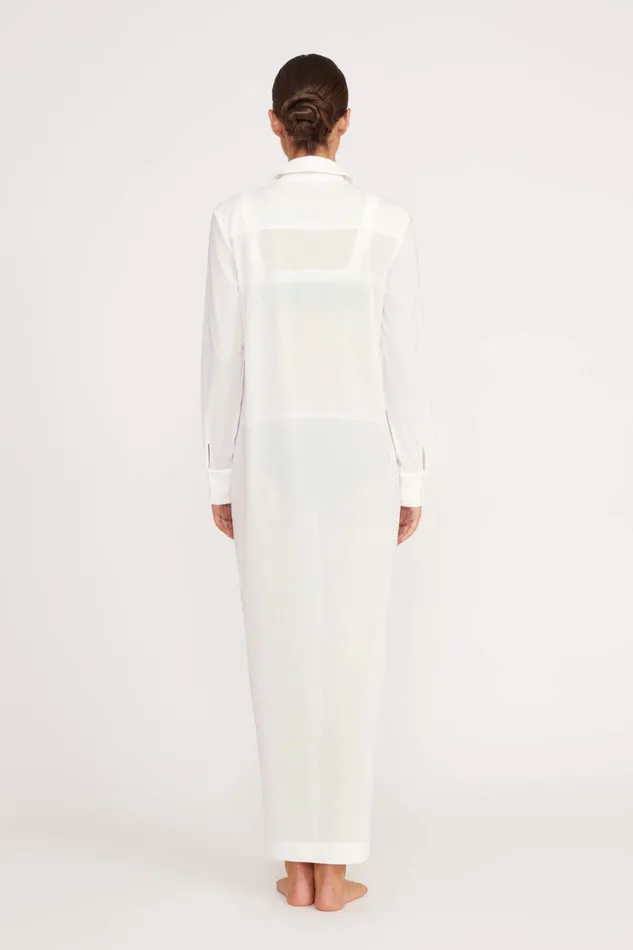 STAUD VITA DRESS White Women Swim STAUD VITA DRESS White Women Swim