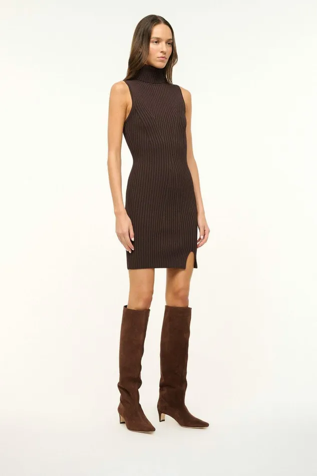 STAUD WALLY BOOT Mahogany Suede Women Boots STAUD WALLY BOOT Mahogany Suede Women Boots
