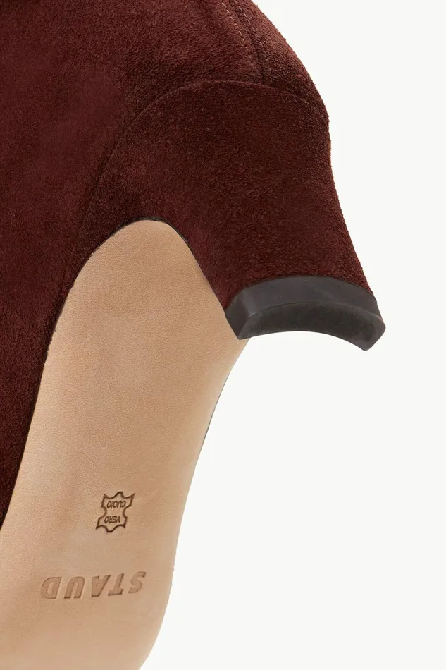 STAUD WALLY BOOT Mahogany Suede Women Boots STAUD WALLY BOOT Mahogany Suede Women Boots