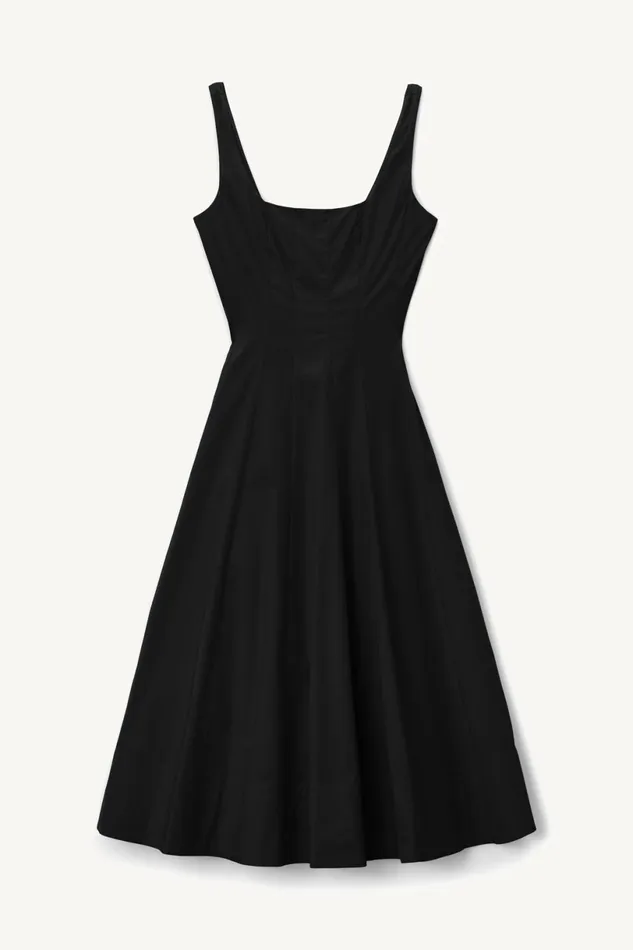 STAUD WELLS DRESS Black Women Dresses