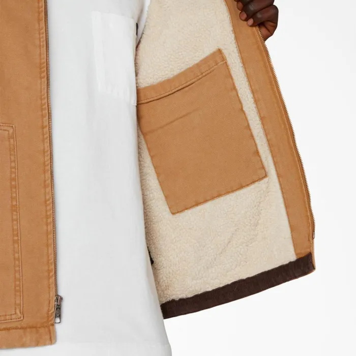 Stonewashed Duck High Pile Fleece Lined Vest Stonewashed Brown Duck Stonewashed Brown Duck sbd Men Dickies Vests Stonewashed Duck High Pile Fleece Lined Vest Stonewashed Brown Duck Stonewashed Brown Duck sbd Men Dickies Vests