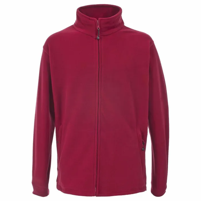 Strength Fleece Jacket Red Men Trespass Fleeces