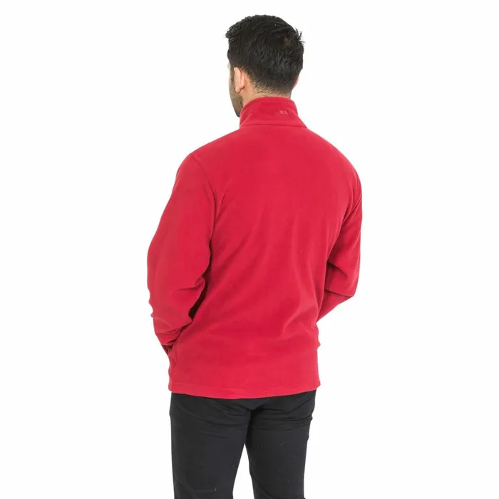 Strength Fleece Jacket Red Men Trespass Fleeces