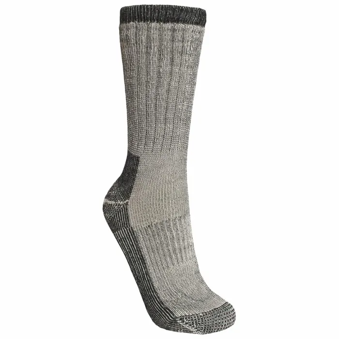 Stroller Merino Wool Hiking Socks Grey Marl Men Trespass Snow Boots