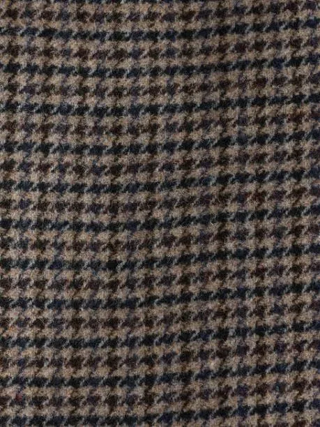 Suits and Tailoring Men Joules Brown Slim Fit Dogtooth Texture Suit Jacket