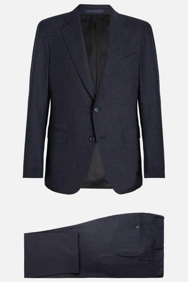 Suits Men Boggi Milano Navy Suit In Woven Wool Navy Blue Suits Men Boggi Milano Navy Suit In Woven Wool Navy Blue