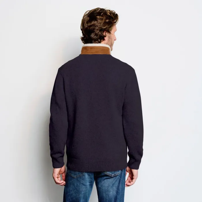 Sweaters Men Orvis Stowe QuarterZip Sweater Navy