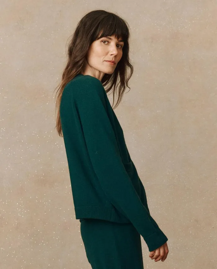 Sweaters Women The Great The Cashmere Varsity Cardigan Alpine Sweaters Women The Great The Cashmere Varsity Cardigan Alpine
