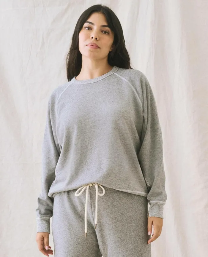 Sweatshirts Women The Great The College Sweatshirt Varsity Grey Sweatshirts Women The Great The College Sweatshirt Varsity Grey