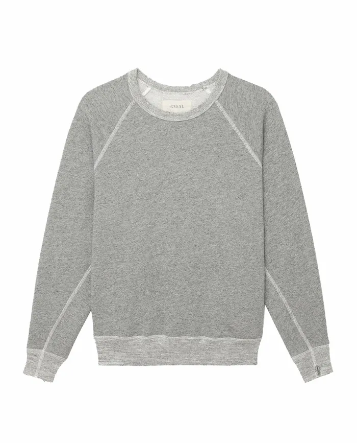 Sweatshirts Women The Great The College Sweatshirt Varsity Grey Sweatshirts Women The Great The College Sweatshirt Varsity Grey