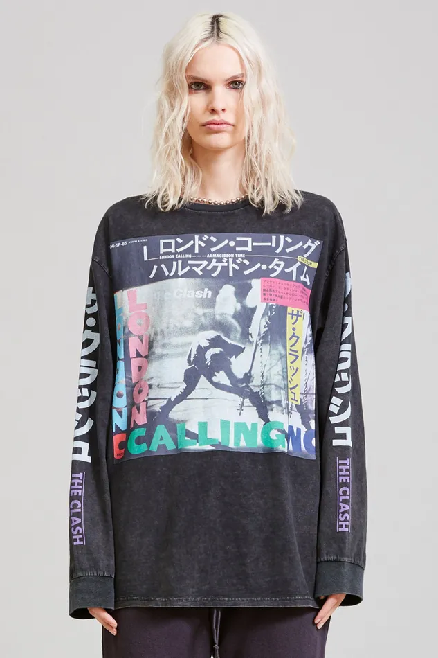 TShirts Clash Armagideon Time Long Sleeve T 8211 R13 Women
