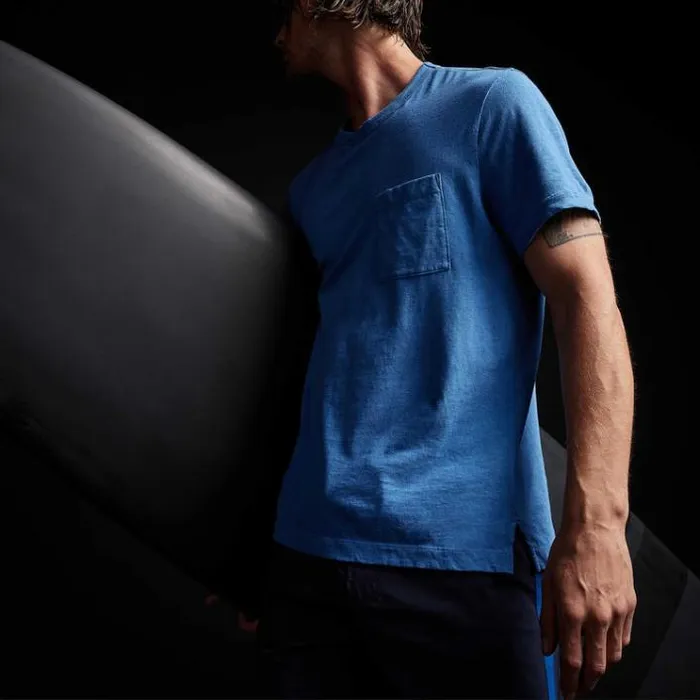 TShirts Men James Perse Venice Beach Tee Electric Blue